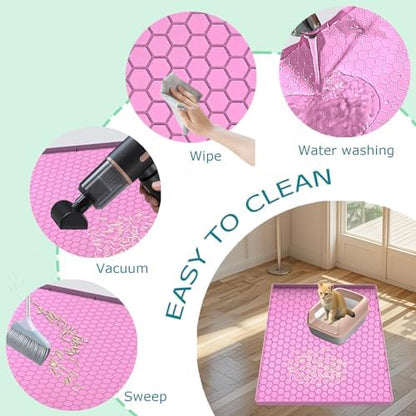 Cat Litter Mat, Silicone Large Cat Mat - Image 3
