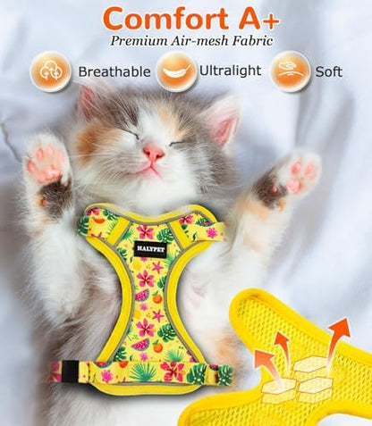 Halypet Cat Harness and Leash Set, Escape Proof Adjustable Harness - Image 6