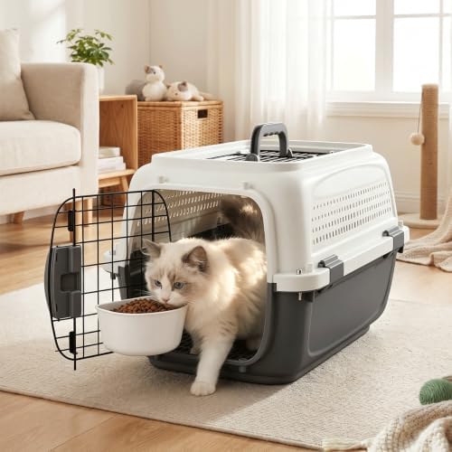 22.5" Hard Shell Cat Carrier, Pet Carrier - Image 4