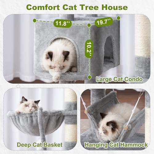 Gitelsnour Cat Tree, Big Hammock GCT020W - Image 5