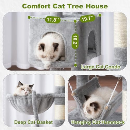 Gitelsnour Cat Tree, Big Hammock GCT020W - Image 5