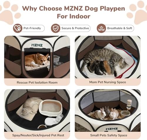 Dog Cat Small Animal Puppy Playpen Crate - Image 4