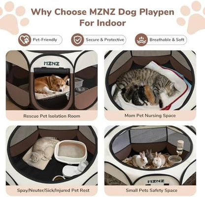 Dog Cat Small Animal Puppy Playpen Crate - Image 4