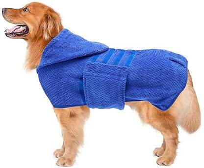 Geyecete Dog Drying Coat with Hood by Geyecete