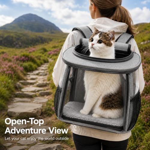 Pet Backpack Carrier for Cats and Small Dogs, Under 13.2 lbs - Image 3