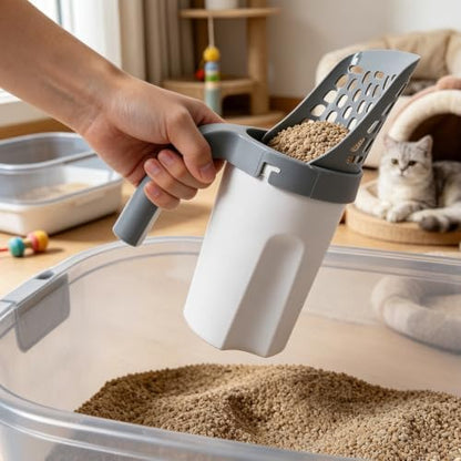Cat Litter Scooper with Holder, Kitty Litter Scoop - Image 6