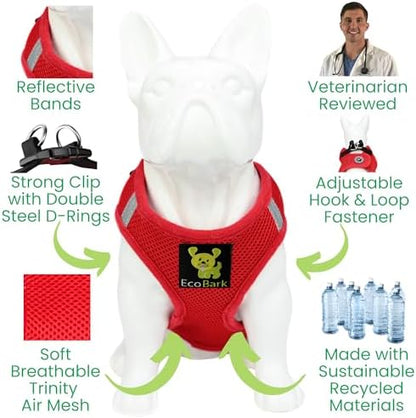 EcoBark Fully Adjustable Double Padded Step in Dog Harness - Image 3