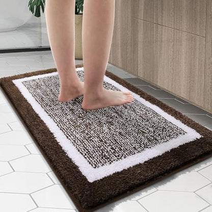 OLANLY Bathroom Runner Rugs 47x24, Long Bath Mats - Image 6
