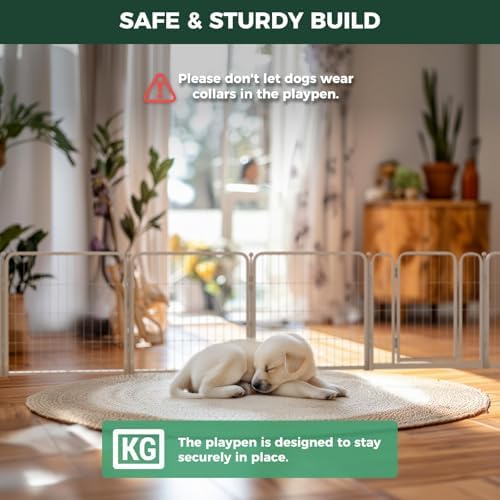 FXW Homeplus Indoor Dog Playpen, 6 Panels, - Image 6