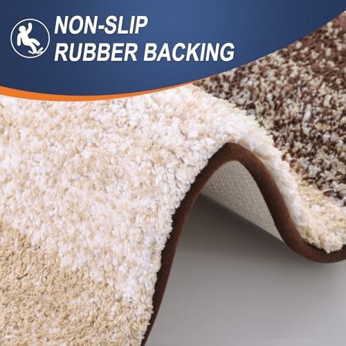 OLANLY Bathroom Runner Rug 44x20, Extra Soft Absorbent Microfiber Bath Rugs - Image 5