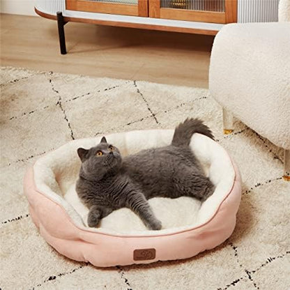 Bedsure Small Dog Bed Washable, Round Cat Beds - Image 2