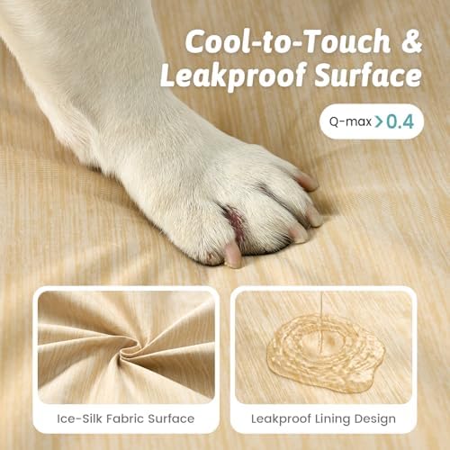 COZY KISS Orthopedic Dog Cooling Bed Washable - Image 4