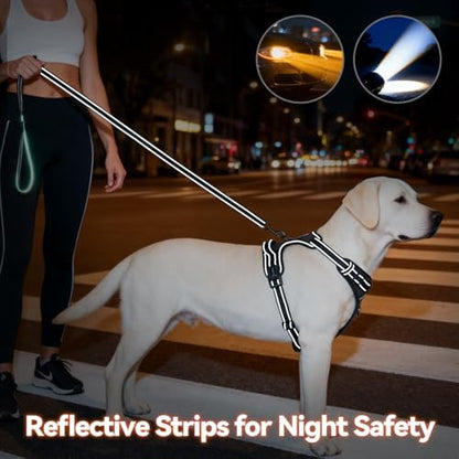 PHOEPET No Pull Dog Harnesses for Small Puppies Reflective Adjustable - Image 7