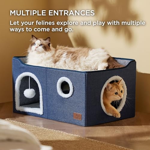 Bedsure Extra Wide Cat House Bed - Image 2