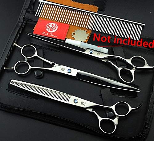 Purple Dragon 8.0 in Dog Grooming Scissors Set - Image 7