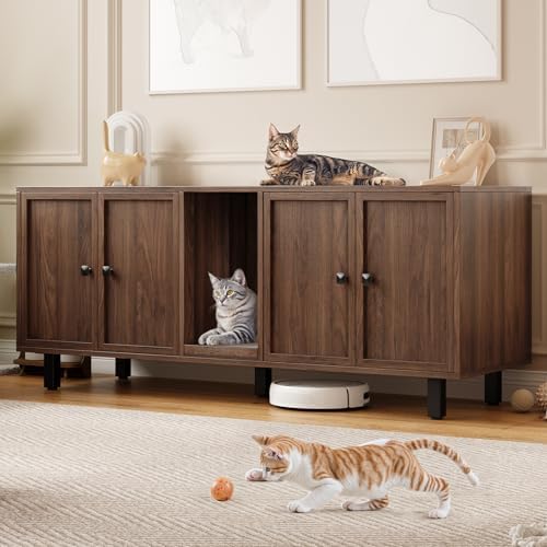 ONBRILL 59 Inches Cat Litter Box Enclosure by ONBRILL