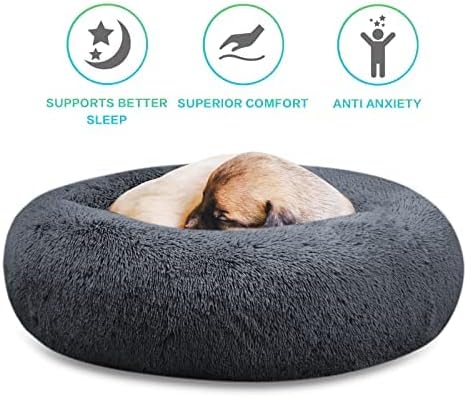 SAVFOX 30 inches Calming Donut Dog Bed - Image 2