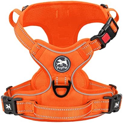 PoyPet No Pull Dog Harness, Reflective Vest by PoyPet