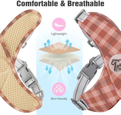 Pawaboo Small Dog Harness and Leash Set, Puppy Harness X-Frame Adjustable - Image 5