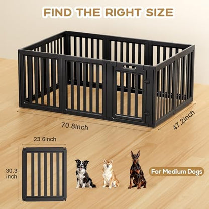 Dog Playpen Indoor, Puppy Playpen, 10 Panels - Image 2