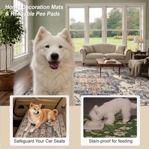 Washable Pee Pads for Dogs 36"x36" 2 Pack Reusable Puppy Potty Pad - Image 2