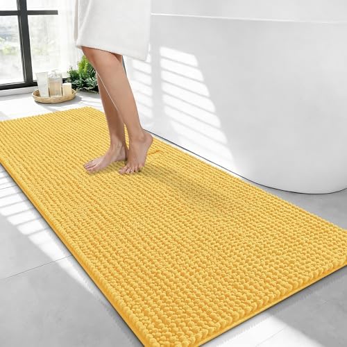 OLANLY Thick Chenille Bathroom Runner Rugs Mats 44x24 by OLANLY