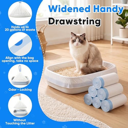 66 Count Large Litter Box Bags - Image 6