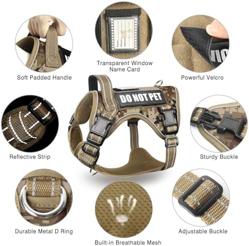 Tactical Dog Harness and Leash Set - Image 6