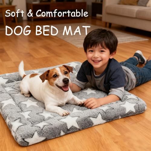 Dog Bed Mat - Soft Crate Pad for Kennel, Durable Pet Bed for Small Dogs & Cats - Image 6