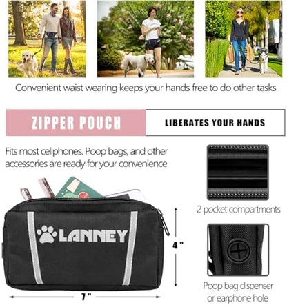 LANNEY Hands Free Dog Leash, Waist Running Leash - Image 6