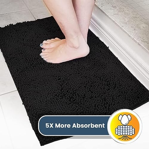 Muddy Mat® 4-Piece Black Medium 30"X19" AS-SEEN-ON-TV Highly Absorbent - Image 5