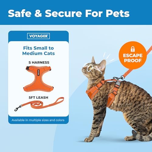 Voyager Escape-Proof Step-in Cat Harness & Leash - Image 2