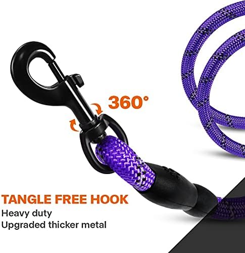 Taglory Rope Dog Leash for Medium Large Dogs, 4 FT Padded Handle - Image 6