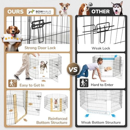 BOWHAUS Foldable Outdoor/Indoor Pet Playpen - Image 5