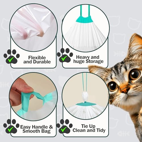 50 Count Extra Large Litter Box Liners, 46x19 Inches – Extra Thick - Image 5
