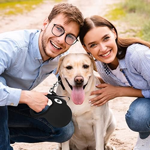 16 ft Retractable Dog Leash for Large Dogs up to 110 lbs, Tangle-Free Nylon Tape - Image 4