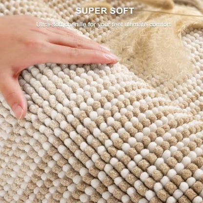 BSICPRO Bathroom Rugs Sets 2 Piece, Non Slip Boho Bath Mats - Image 2