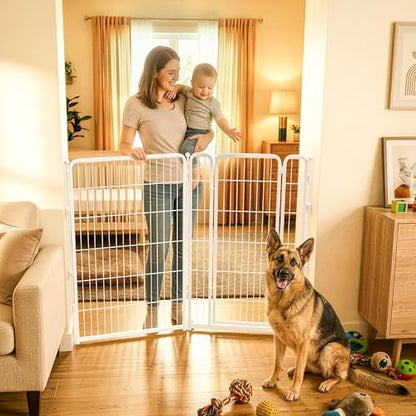 FXW Dog Gate, Extra Wide Adjustable by FXW