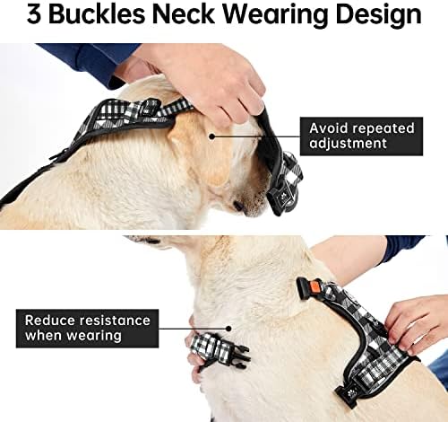 IVY&LANE No Pull Dog Harness for Medium Dogs, Reflective Dog Vest Harness - Image 4