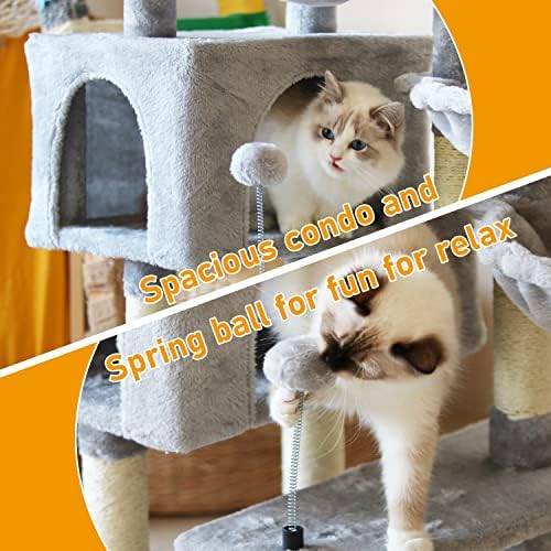 Cat Tree Cat Tower Condo Pet Activity Center Sisal Scratching Post - Image 6
