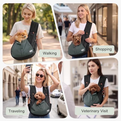 FURTIME Dog Sling Carrier, Puppy Sling - Image 7