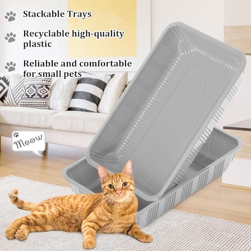 Tessco for you 30 Pack Disposable Litter Boxes for Cats - Image 4