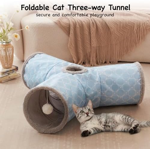 Tempcore Cat Tunnel, 3-Way Collapsible Toy - Image 3