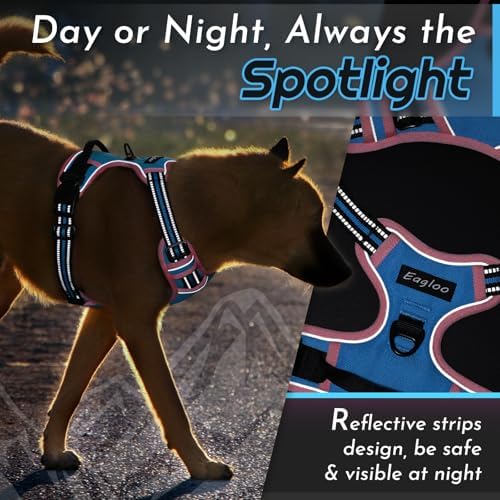 Eagloo Dog Harness for Large Dogs, No Pull Pet Vest - Image 7