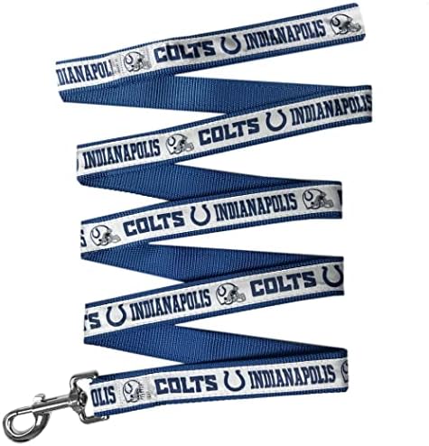 Pets First NFL Licensed Indianapolis Colts Pet Leash, Size Small – Durable by PETSFIRST