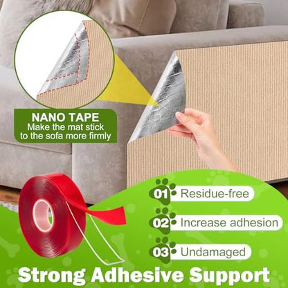 ENONCI 78.7x15.8 Cat Scratch Pad, Furniture Protector - Image 4