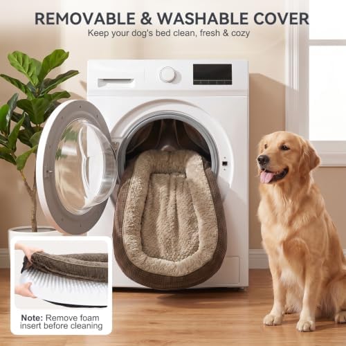 JOEJOY Orthopedic Dog Bed for Medium Dogs, Egg-Crate Memory Foam Pet Bed - Image 6
