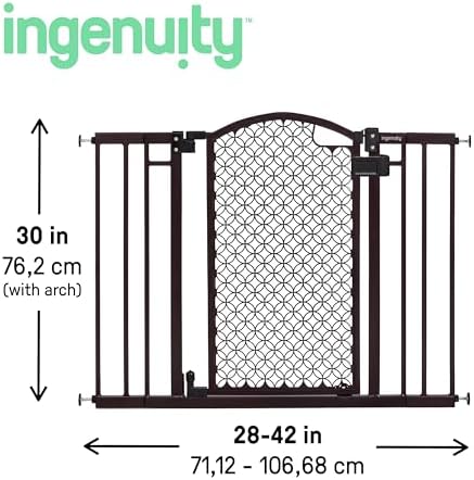 Ingenuity Decorative Panel Tall Baby Gate & Dog Gate, Hardware or Pressure - Image 4