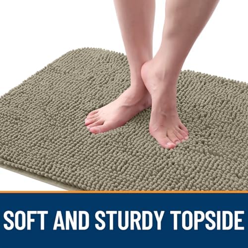 OLANLY Dog Door Mat for Muddy Paws 32x20, Super Absorbent Chenille Mud Mat - Image 4