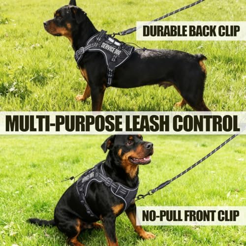 Dog Harness and Leash Set for Small Dogs, No Pull Tactical Dog Harness - Image 6